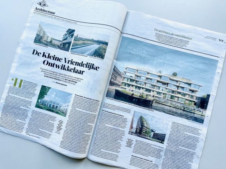 Garden with Housing featured in Volkskrant article